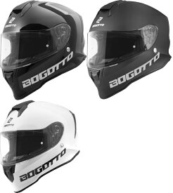 Bogotto ボガット　H151 Solid Helmet フルフェイスヘルメット サンバイザー ライダー バイク オートバイ オンロード レーシング ツーリングにも かっこいい おすすめ (AMACLUB)