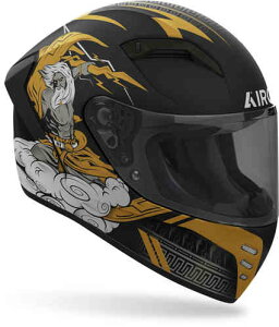 _Si2500~N[zK20`11/4^Airoh AC[ Connor Zeus Helmet ttFCXwbg C_[ oCN [VO c[Oɂ   (AMACLUB)