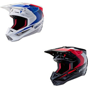 _4ȏ10OFFӍՁ^Alpinestars ApCX^[ SM5 Honda Motocross Helmet wbg It[h gNXwbg C_[ oCN   (AMACLUB)
