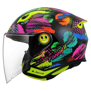 �y�W���j�A�zLS2 �G���G�X�c�[ OF622 Funny II Joy junior helmet �q���p �W�F�b�g�w�����b�g �I�[�v���t�F�C�X�w�����b�g ���C�_�[ �o�C�N �I�[�g�o�C �c�[�����O �X��� �ɂ� �������� (AMACLUB)