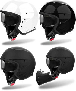 \全品1000円クーホン゜★10/27(月)限定/Airoh アイロー J110 Color Jet Helmet ジェットヘルメット オープンフェイスヘルメット サンバイザー ライダー バイク ツーリングにも かっこいい おすすめ (