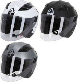 Acerbis アチェルビス Firstway 2.0 Jet Helmet ジェットヘルメット オープンフェイスヘルメット サンバイザー ライダー バイク ツーリングにも かっこいい おすすめ (AMACLUB)