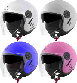 Bogotto ボガット H595-1 SPN Jet Helmet ジェットヘルメット オープンフェイスヘルメット サンバイザー ライダー バイク ツーリングにも かっこいい おすすめ (AMACLUB)