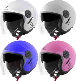 ＼全品2500円クーホン+P5倍★7/10(木)限定／Bogotto ボガット H595-1 SPN Jet Helmet ジェットヘルメット オープンフェイスヘルメット サンバイザー ライダー バイク ツーリングにも かっこいい おすすめ (AMACLUB)
