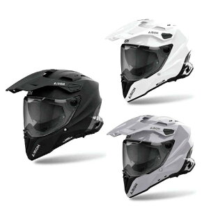 \全品2500円クーホン+P5倍★10/25(土)限定/【3XLまで】Airoh アイロー Commander 2 Color Motocross Helmet シールド付きヘルメット オフロード モトクロスヘルメット ライダー バイク ツーリングにも か
