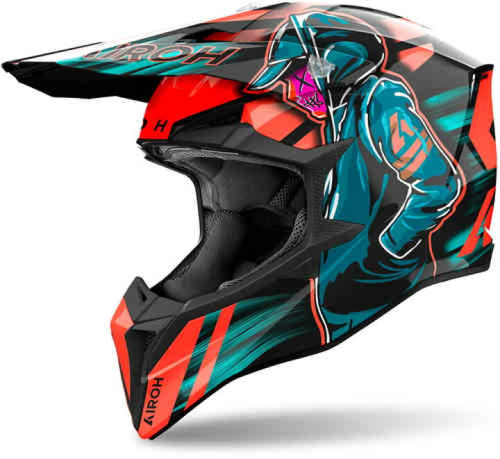 楽天市場】【XXS～】Airoh アイロー Wraaap Cyber Motocross Helmet  