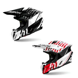 Airoh アイロー Twist 3 Thunder Motocross Helmet オフロードヘルメット モトクロスヘルメット ライダー かっこいい おすすめ (AMACLUB)