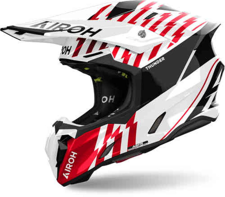 楽天市場】Airoh アイロー Twist 3 Thunder Motocross Helmet オフ 