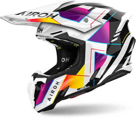 Airoh アイロー Twist 3 Rainbow Motocross Helmet オフロードヘルメット モトクロスヘルメット ライダー かっこいい おすすめ (AMACLUB)