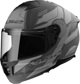 【3XLまで】LS2 エルエスツー FF808 Stream II Shadow Helmet フルフェイスヘルメット ライダー バイク レーシング ツーリングにも かっこいい 大きいサイズあり おすすめ (AMACLUB)
