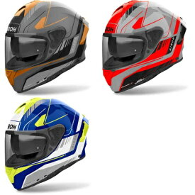 【ダブルバイザー】Airoh アイロー Spark 2 Chrono Helmet フルフェイスヘルメット ライダー バイク レーシング ツーリングにも かっこいい おすすめ (AMACLUB)