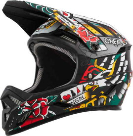 Oneal オニール Backflip Inked Multi Downhill Helmet ダウンヒルヘルメット 自転車 MTB XC BMX マウンテンバイク ロード クロスカントリーにも かっこいい おすすめ (AMACLUB)