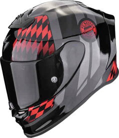 Scorpion スコーピオン Exo-R1 Evo Air FC Bayern Helmet フルフェイスヘルメット ライダー バイク レーシング ツーリングにも かっこいい おすすめ (AMACLUB)