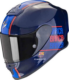 Scorpion スコーピオン Exo-R1 Evo Air FC Barcelona Helmet フルフェイスヘルメット ライダー バイク レーシング ツーリングにも かっこいい おすすめ (AMACLUB)