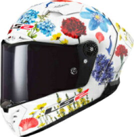 【カーボン】LS2 エルエスツー FF805 Thunder Carbon GP Aero Flowers Helmet フルフェイスヘルメット ライダー バイク レーシング ツーリングにも かっこいい おすすめ (AMACLUB)