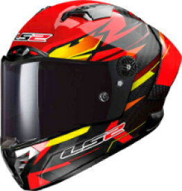 【カーボン】LS2 エルエスツー FF805 Thunder Carbon GP Aero Fire Helmet フルフェイスヘルメット ライダー バイク レーシング ツーリングにも かっこいい おすすめ (AMACLUB)
