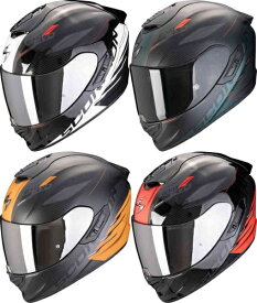 Scorpion スコーピオン Exo-1400 Evo 2 Air Luma Helmet フルフェイスヘルメット サンバイザー ライダー バイク レーシング ツーリングにも かっこいい おすすめ (AMACLUB)
