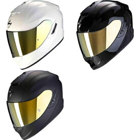 Scorpion スコーピオン Exo-1400 Evo 2 Air Solid Helmet フルフェイスヘルメット サンバイザー ライダー バイク レーシング ツーリングにも かっこいい おすすめ (AMACLUB)