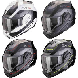 【フィリップアップ】【ダブルバイザー】Scorpion スコーピオン Exo-Tech Evo Pro Commuta Helmet フルフェイスヘルメット フリップアップ ライダー バイク レーシング ツーリングにも おすすめ (AMACLUB)