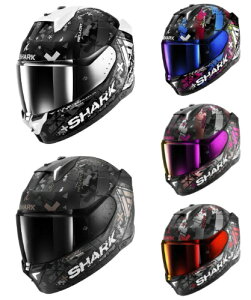 _SiP5{10/10()^Shark V[N Skwal I3 Hellcat Full Face Helmet ttFCXwbg C_[ oCN [VO c[Oɂ   (AMACLUB)