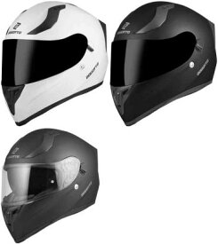 Bogotto ボガット H128 Solid Helmet フルフェイスヘルメット ライダー バイク ストリート オンロード レーシング ツーリングにも かっこいい おすすめ (AMACLUB)