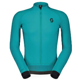 Scott スコット RC Pro Warm Long Sleeve Jersey サイクリングジャージー 長袖ジャージ 自転車ウェア ジップアップ 自転車 ロードバイク マウンテンバイク クロスカントリー MTB にも おすすめ (AMACLUB)上着のみ