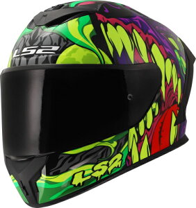 �y3XL�܂ŁzLS2 �G���G�X�c�[ FF820 Rapid III Lycant Helmet �t���t�F�C�X�w�����b�g �I�����[�h �o�C�N �I�[�g�o�C ���[�V���O �c�[�����O �X��� �ɂ� �傫���T�C�Y���� �������� (AMACLUB)