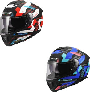 �y3XL�܂ŁzLS2 �G���G�X�c�[ FF808 Stream II Mika Helmet �t���t�F�C�X�w�����b�g �I�����[�h �o�C�N �I�[�g�o�C ���[�V���O �c�[�����O �X��� �ɂ� �傫���T�C�Y���� �������� (AMACLUB)