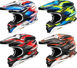 Shoei �V���E�G�C VFX-WR 06 Sparkle Motocross Helmet ���g�N���X�w�����b�g �I�t���[�h�w�����b�g ���C�_�[ �o�C�N �G���f���[�� ���������� �������� (AMACLUB)