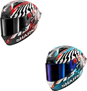 Shark �V���[�N Aeron GP FIM 2 Speed Fancy Carbon Helmet �t���t�F�C�X�w�����b�g ���C�_�[ �o�C�N �I�[�g�o�C �I�����[�h ���[�V���O �c�[�����O �X��� �ɂ� �������� (AMACLUB)