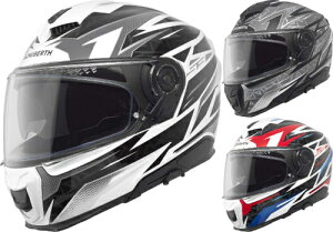 �y3XL�܂ŁzSchuberth �V���[�x���g S3 Thunder Helmet �t���t�F�C�X�w�����b�g ���C�_�[ �o�C�N �I�[�g�o�C �I�����[�h ���[�V���O �c�[�����O �X��� �ɂ� �傫���T�C�Y���� �������� (AMACLUB)