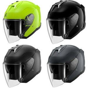 Shark �V���[�N Skwal i3 Jet Blank open face helmet �I�[�v���t�F�C�X�w�����b�g �W�F�b�g�w�����b�g ���C�_�[ �o�C�N �I�[�g�o�C �c�[�����O �X��� �ɂ� �������� (AMACLUB)