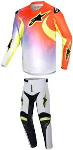 \全品2500円クーホン+P5倍★10/25(土)限定/【子供用】Alpinestars アルパインスター Racer Lucent Youth Jersey 子供用 ユース モトクロスジャージ オフロードジャージ 上下セット ライダー バイク お