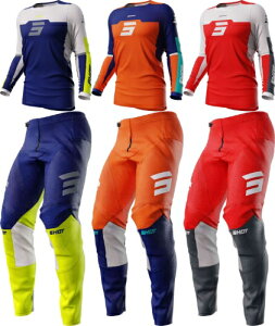 Shot Race Gear Vbg [X MA Contact Iron Motocross Jersey gNX W[W&pc ㉺Zbg It[hEFA oCN C_[ oCN 傫TCY  (AMACLUB)