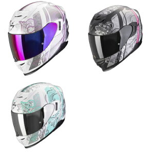 Scorpion XR[sI EXO-520 EVO AIR Fasta Full Face Helmet ttFCXwbg C_[ oCN [VO c[Oɂ TCY  fB[X ɂ  (AMACLUB)