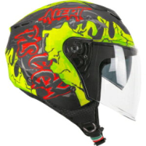 \全品1000円クーホン゜★10/27(月)限定/Cgm 126X Iper Alert Open Face Helmet オープンフェイスヘルメット ジェットヘルメット サンバイザー ライダー バイク オートバイ ツーリング にも かっこいい