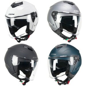\全品1000円クーホン゜★10/27(月)限定/Cgm 126A Iper Mono Open Face Helmet オープンフェイスヘルメット ジェットヘルメット サンバイザー ライダー バイク オートバイ ツーリング にも かっこいい