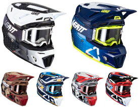 Leatt リアット Moto 8.5 Composite V24 Helmet Kit ゴーグル付きオフロードヘルメット モトクロスヘルメット ライダー バイク にも かっこいい おすすめ (AMACLUB)