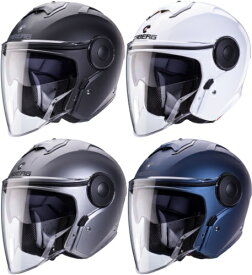 Caberg カバーグ Soho Jet Helmet ジェットヘルメット オープンフェイス サンバイザー ライダー バイク オートバイ ツーリングにも かっこいい おすすめ (AMACLUB)