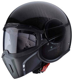 【カーボン】Caberg カバーグ Ghost X Carbon Jet Helmet ジェットヘルメット フルフェイスヘルメット マスク サンバイザー ライダー バイク オートバイ ツーリングにも かっこいい おすすめ (AMACLUB)