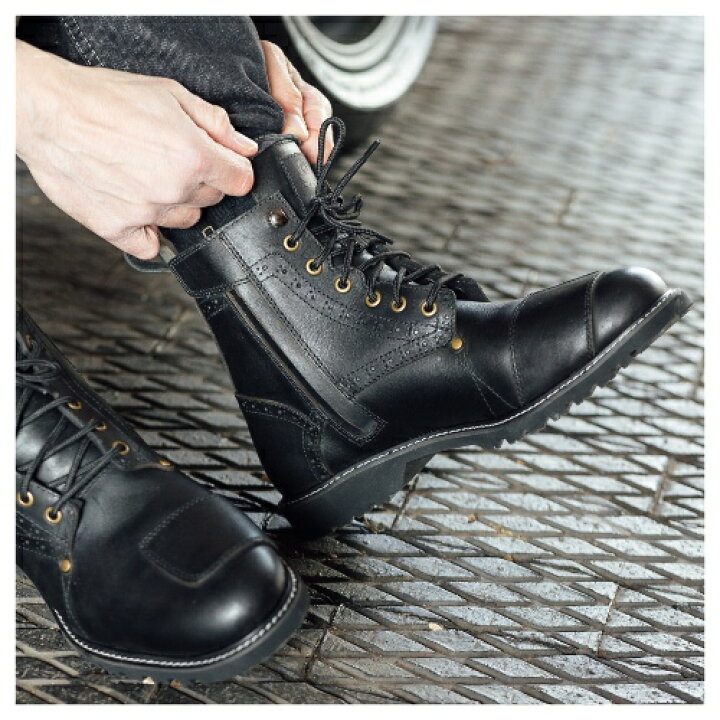 楽天市場】Merlin マーリン Derby Brogue D3O WP Boots ライディング 