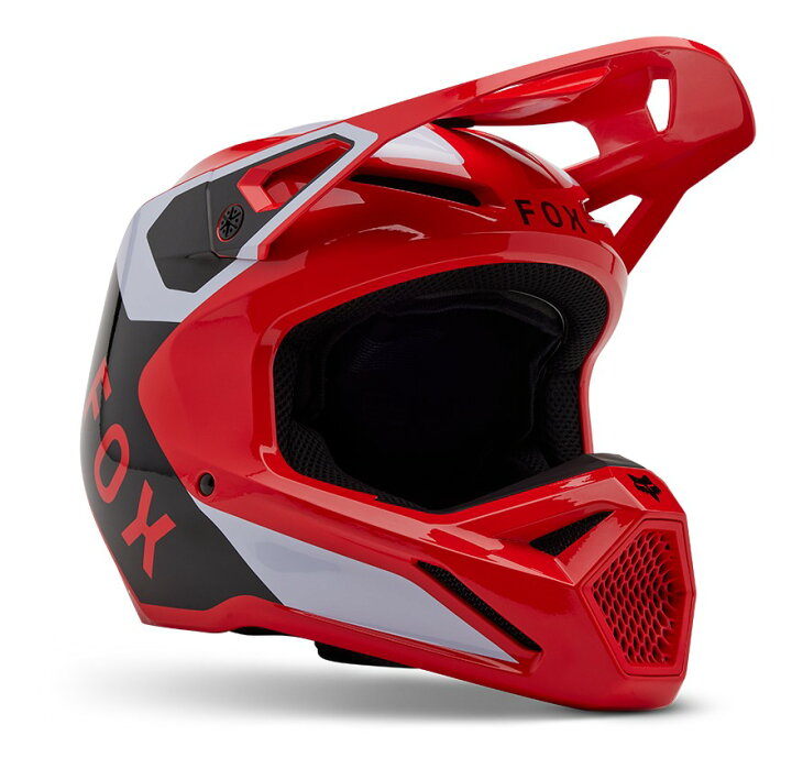 Fox Racing V1ヘルメットモトクロスダートバイクバイザー、ホワイト 