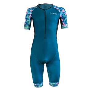 Oxsitis Trifonction Zip Central Short Sleeve Trisuit gCAXX[c ]ԃEGA V[gX[u  gCAX jO j [hoCN  (AMACLUB)