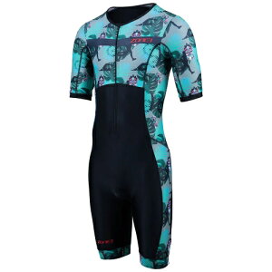 _Si1500~N[zK11/6()^Zone3 Activate+ Tribal Rush Short Sleeve Trisuit gCAXX[c ]ԃEGA ]ԃX[c [XX[c gCAX jO j [hoCN 