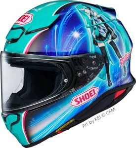 yXXS`zShoei VEGC NXR2 Hatsune Miku Helmet ttFCXwbg C_[ oCN I[h Xg[g [VO c[O X ɂ  (AMACLUB)