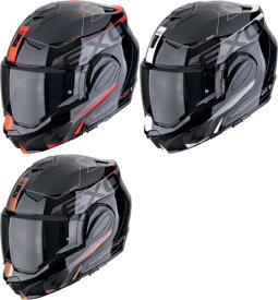 ＼全品3000円クーホン+P5倍★12/10（水)限定／【フリップアップ】【ダブルバイザー】Scorpion スコーピオン EXO Tech Evo Traveller Helmet フルフェイスヘルメット ライダー バイク オートバイ レーシング ツーリング にも かっこいい おすすめ (AMACLUB)