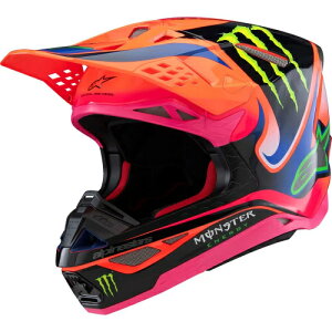 _SiP5{11/18()^Alpinestars ApCX^[ S-M10 Deegan off-road helmet wbg It[h gNXwbg C_[ oCN   (AMACLUB)