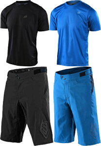 _Si1500~N[zK9/21()^Troy Lee Designs gC[fUC Flowline Bicycle T-Shirt ]ԃW[W&V[c ㉺Zbg ]ԃEFA [hoCN }EeoCN MTB TCN