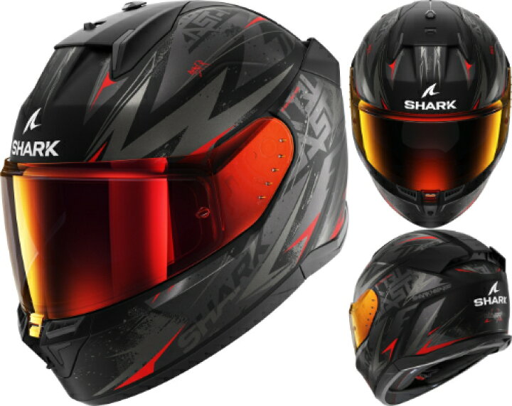 楽天市場】Shark シャーク D-Skwal 3 Blast-R Helmet フルフェイス 