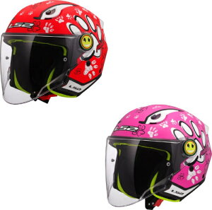 yqpzLS2 GGXc[ OF622 Funny II Paws Kids Jet Helmet LbY WjA WFbgwbg I[vtFCXwbg C_[ oCN I[goC c[O X ɂ  (AMACL